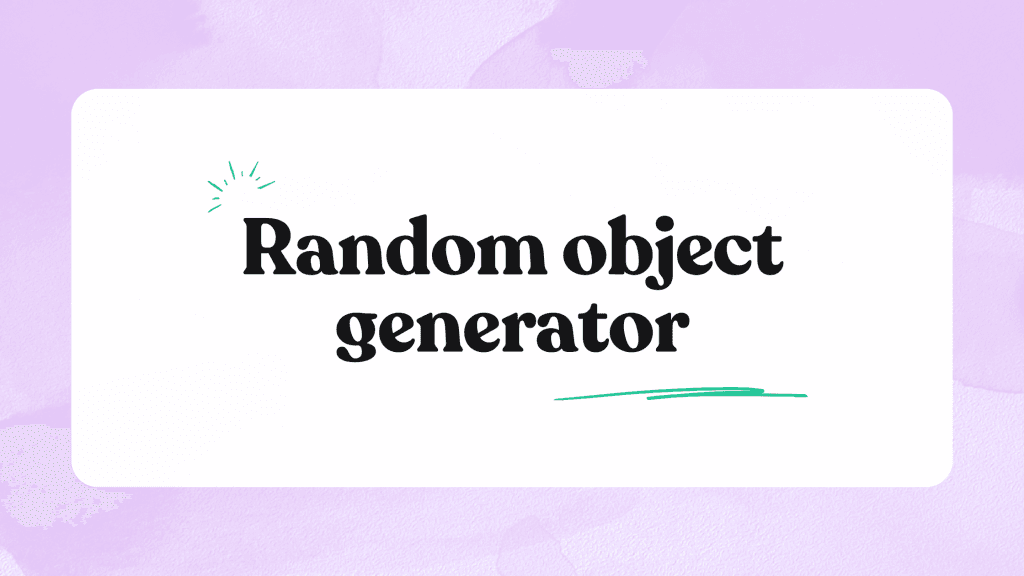 random object generator